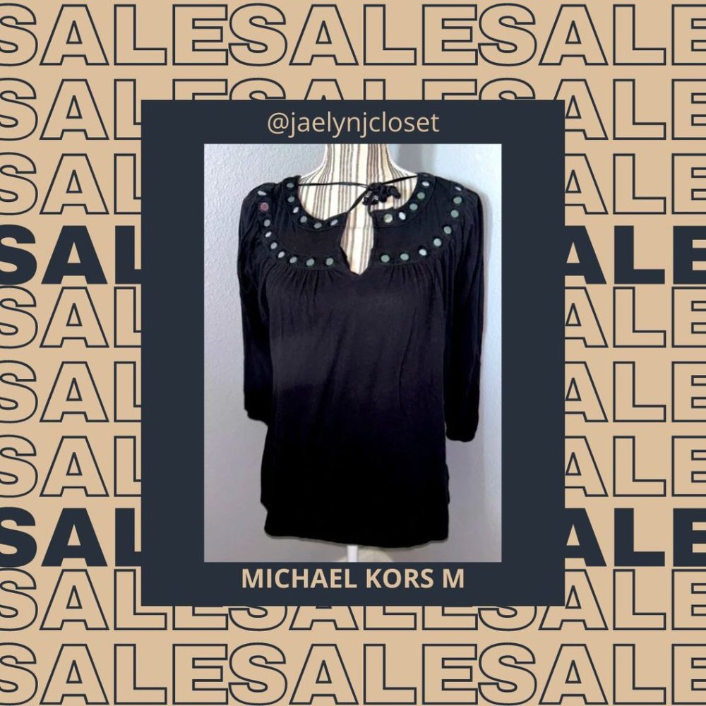 Michael Kors Black Blouse — FINAL SALE PRICE